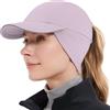 GADIEMKENSD Women's Winter Reflective Fleece Ponytail Hat with Drop Down Ear Warmer for Outdoor Activity cap