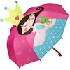 VON LILIENFELD® Ombrello Principessa con la rana Bambini Ragazzi Ragazze Leggero Stabile Colorato Fino a 8 anni