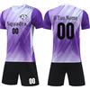 OXOQAQ Completo Calcio Personalizzabile per Adulti e Bambini, Maglie e Pantaloni, Maglie da Calcio Allenamento per Uomo, Set Divise Calcio