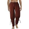 COSDREAMER Pantaloni da Pirata Vichingo medievali per Uomo, XL