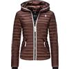 Navahoo Kimuk Prc - Giacca trapuntata da donna, per la mezza stagione, taglie XS-3XL, marrone, S