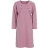Zeitlos Camicia da notte da donna, termica, a maniche lunghe, con bottoni invernali, taglia M-XXL, rosa antico, XXL