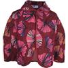Toutacoo, Cappa Corta da Donna stile Poncho (Foglie di Ginkgo Rosa)