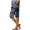 Generico Pantaloncini Corti Lino Donna Pantaloncini Lino Pantaloni Blu Neri Estivi Leggings Larghi Leggeri Bermuda Eleganti In Cotone Pinocchietto Camicia Taglie forti Xxl Copricostume Mare Di Pantalone