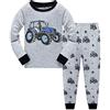 Little Hand Pigiama a maniche lunghe per bambini, autunno, inverno, con gancio per macchina da notte, per vigili del fuoco, 1-7 anni