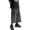 FYHTC Denim Baggy Jeans Shorts Donna Gamba Larga Pantaloncini Larghi Lunghezza Ginocchio Jeans Cropped Barrel Shorts Uomo Vita Bassa Pantaloni