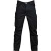 Ergos Workwear JRC Nairobi Pantalone Multitasche da Uomo Tessuto Prelavato 100% Cotone vestibilità Comoda (IT, Testo, S, Regular, Regular, Standard, Nero)