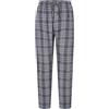 El Búho Nocturno Pantaloni Pigiama Uomo Lungo - 100% Cotone Flanella Invernale Caldo o Popeline Traspirante - Tasche Vita Elastica Coulisse Patta Bottoni - 100% Cotone, Grigio 8897, L