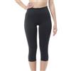 FarmaCell 1104 (Grigio, S/M) Leggings Anticellulite Donna Capri, Leggins 3/4 Massaggianti con Effetto Fir, Made in Italy