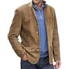 ZDJSWJ Giacche casual in velluto da uomo Giacca da completo slim con risvolto a scialle Giacca di tutti i giorni casual business, L