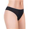 LittleForBig Mutandine Sottili con Fascia Respirabili Brasiliane Cheeky Slip per Nascondere Arringo Modellante per Crossdresser e Persone Transgender, Nero , M