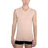 ALBERT KREUZ Maglietta Intima Senza Maniche - Invisibile Color Carne/Beige - Scollo a v - Cotone Elasticizzato Hamburg Taglia 07/XL