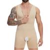 SLIMBELLE Body modellante da uomo canottiera contenitiva per il controllo della pancia Shaper corpo completo intimo da uomo camicia a compressione senza soluzione di continuità leggera modellante