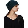 Prettystern Cappellino in Morbida Beanie Berretto Basco di Cashmere Lana Cuffia Donna Invernale di Cachemire Verde Scuro