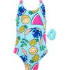 Disney Costume da Bagno Stitch Elastico per Capelli | Costumi Piscina Bambina | Costume Intero Ragazza | Costumi da Bagno Stitch Ufficiale | 6-7 Anni
