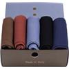 GATTI A POIS Box N.5 Calze Lunghe Filo di Scozia a Lavorazione Piquet (Nido d'Ape) (IT, Numero, 39, 42, Regular, Regular, Multicolore)