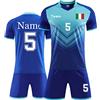 LAIFU Kit Maglia Calcio Personalizzabile, Taglie da Bambino e Adulto Maglia da Calcio Uomo Maglia da Calcio a Manica Corta Donna,Calze Ginocchiere