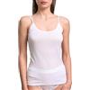 EGI Canotte Donna Filo di Scozia Spallina Sottile Liscia (8/XXXL, Bianco)