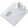 FOLKFOLD Camicia da uomo a maniche lunghe professionale in seta di gelso-seta, P9560 Bianco, XL