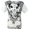 GURU SHOP Sure - Maglietta da uomo con elefante, bianco, XL