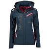 Geographical Norway REINE LADY - Giacca Softshell Impermeabile Donna - Giacca Cappuccio Softshelljacke - Giacca Invernale Antivento - Attività All'aperto Regolabile