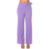 Koucla Straight Leg High Waist Business Tessuto Pantaloni con cintura