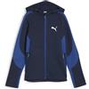PUMA Felpa con Cappuccio Evostripe Dk B Sudore, Club Navy, 140 Unisex-Adulto