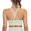 icyzone Reggiseno Sportivo Donna Imbottito,Cinghie Incrociate Senza Ferretto Sportivo Top Yoga Palestra
