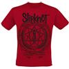 Slipknot Blurry Uomo T-Shirt Rosso Scuro 100% Cotone Regular