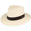Hut Breiter Breiter Cappello Originale Panama Cappello di Paglia Cappello Estivo - Intrecciato a Mano con Protezione UV 50+ Antirottura
