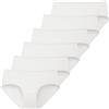 INNERSY 6 Mutandine semplici a Vita Bassa in Morbido Cotone Intimo da Donna | 100% cotone, slip basic da donna, vita media, biancheria intima sportiva da donna, comode mutandine da donna, senza etichetta
