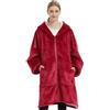 SHUOJIA Felpa Donna Coperta con Maniche Felpa con Cappuccio Oversize Uomo Gigante Blanket Hoodie Fleece Sweatshirt Cappotto Felpa con Cappuccio Calda e Accogliente con Cerniera Tasca