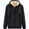 VPQILH Felpa in Pile Uomo Vendita, Uomo Felpa con Cappuccio Maglia Manica Lunga Hoodie Invernale Pesante Caldo Pullover Zip Intera Cardigan Sweatshirt con Tasche Frontali e Coulisse Giacca Cappotto