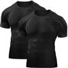 Towintec Maglietta a Compressione da Uomo Asciugatura Rapida Shirts | Allenamento Sport Maniche ,Corte Cool Dry ,Traspirante Maglia a Manica Corta per Correre ,Jogging T-shirt, Fitness Palestra