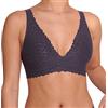 sloggi Donna Zero Feel Lace 2.0 Top, Blueberry, S