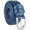 Laura Biagiotti Biagiotti Cintura Donna Sottile in Vera Pelle, Accorciabile con Scatola (Avio 3 cm, L (115 cm))