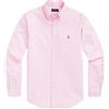 Polo Ralph Lauren Camicia Oxford Classica a Maniche Lunghe da Uomo, (Primavera/Estate 2023) A Scacchi Rosa/Bianco, L