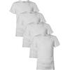 Navigare T-Shirt in 100% Cotone Art.813 Conf. 4 pz Girocollo Bianco XXL