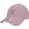 New Era MLB Berretto da Baseball per Donne New York Yankees Regolabile Cappello Visiera Curva Cappellino Ragazza Viola