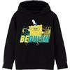 SpongeBob Schwammkopf SpongeBob Squarepants Felpa con cappuccio da bambino in nero | Felpa con cappuccio Be Weird per bambini | Felpa con cappuccio con grafica pesante SpongeBob per ragazzi