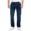 Lorenzo Loren Jeans da uomo effetto usato, con vestibilità regolare, larghezza da 72-112 cm e lunghezza da 76-97 cm