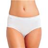 Sloggi Basic Midi Offerta 3-5-7-9 Pezzi Slip Donna Midi Slip Donna in Cotone Basic+ Midi Mutande Donna (5 Pezzi Bianco, 4)