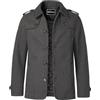 Harbrosrce Cappotto da Uomo Giacche di Lana Elegante Trincea Cappotto Invernale Lavoro Corto Business Trench Coat Imbottito e Foderato Calda Giacca