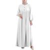Generic Abiti musulmani per le donne a maniche lunghe Abaya Dubai Abiti islamici Vestiti arabi Abito da preghiera caftano arabo Abito da preghiera musulmano islamico Vintage Abaya