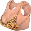 YEEFAIRY Forma Seno in Silicone per Crossdresser Riempimento in Cotone Colletto Basso Seno Falso con Design Schiena Aperta per Drag Queen, Transgender e Cosplay (Pelle Scura, Coppa B, Cotone)