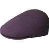Kangol Coppola Seamless Wool Gatsby 507 Donna/Uomo - Berretto Becco Anatra Cappellino in Lana con Visiera, Visiera Inverno Autunno/Inverno - S (54-55 cm) Prugna