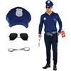 Fun Shack Costume Poliziotto Uomo - Divisa Carabiniere per Carnevale, Abito Polizia per Adulti, Vestito per Feste e Party, Taglia Unica