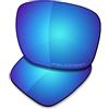 Saucer Lenti di ricambio premium per occhiali da sole Oakley Latch SQ OO9353, Alta difesa - Blu Glacier Polarizzato, Taglia unica