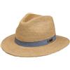 Stetson Cappello in Rafia Barista Crochet Donna/Uomo - Estivo di Paglia da Sole con Fodera Primavera/Estate Primavera Estate - L (59-60 cm) Natura