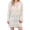 Taoyoule Swimsuit Cover Up for Women Bathing Suit Crochet Summer Swimwear Knit Pullover Multi Colors Beach Dress